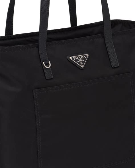 prada nylon white bag|Prada nylon tote bag sale.